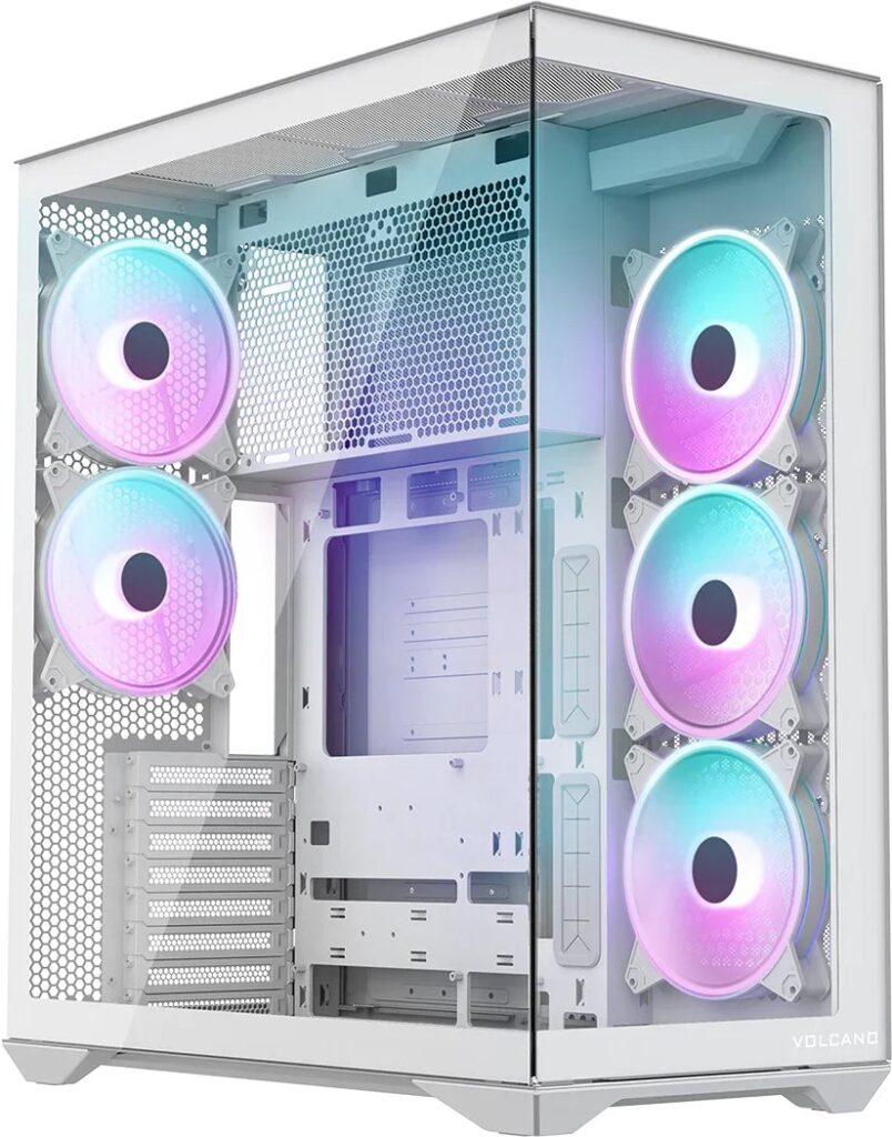 Obudowa Modecom Space XL ARGB 5F biała (AT-SPACE-XL-5F-ARGB-20)
