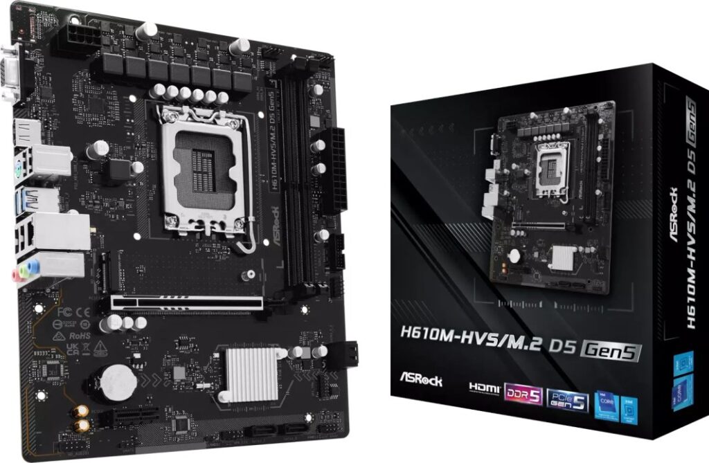 Płyta główna ASRock H610M-HVS/M.2 D5 GEN5