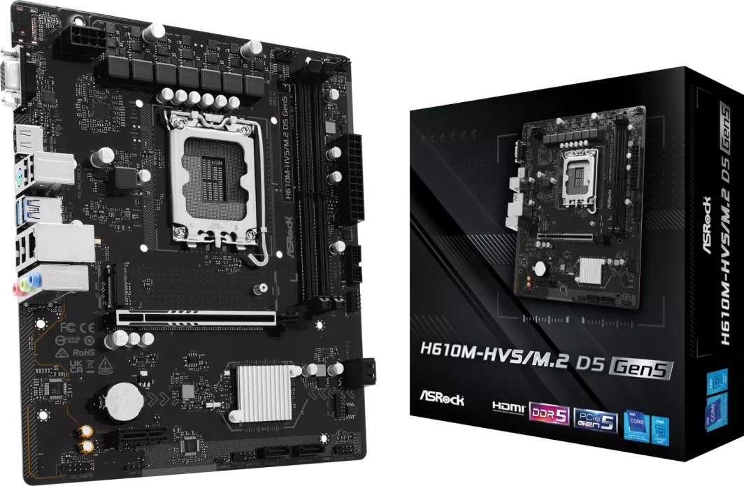 Płyta główna ASRock H610M-HVS/M.2 D5 GEN5