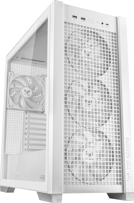 Obudowa Asus TUF Gaming GT302 TG ARGB biała (90DC00I3-B19000)