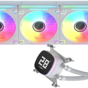 Chłodzenie wodne FSP/Fortron FSP AD36-W Procesor Zestaw do chłodzenia płynami 12 cm Biały 1 szt. (POO0000042)