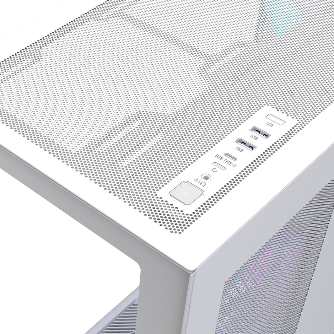 Obudowa Modecom Space XL ARGB 5F biała (AT-SPACE-XL-5F-ARGB-20)