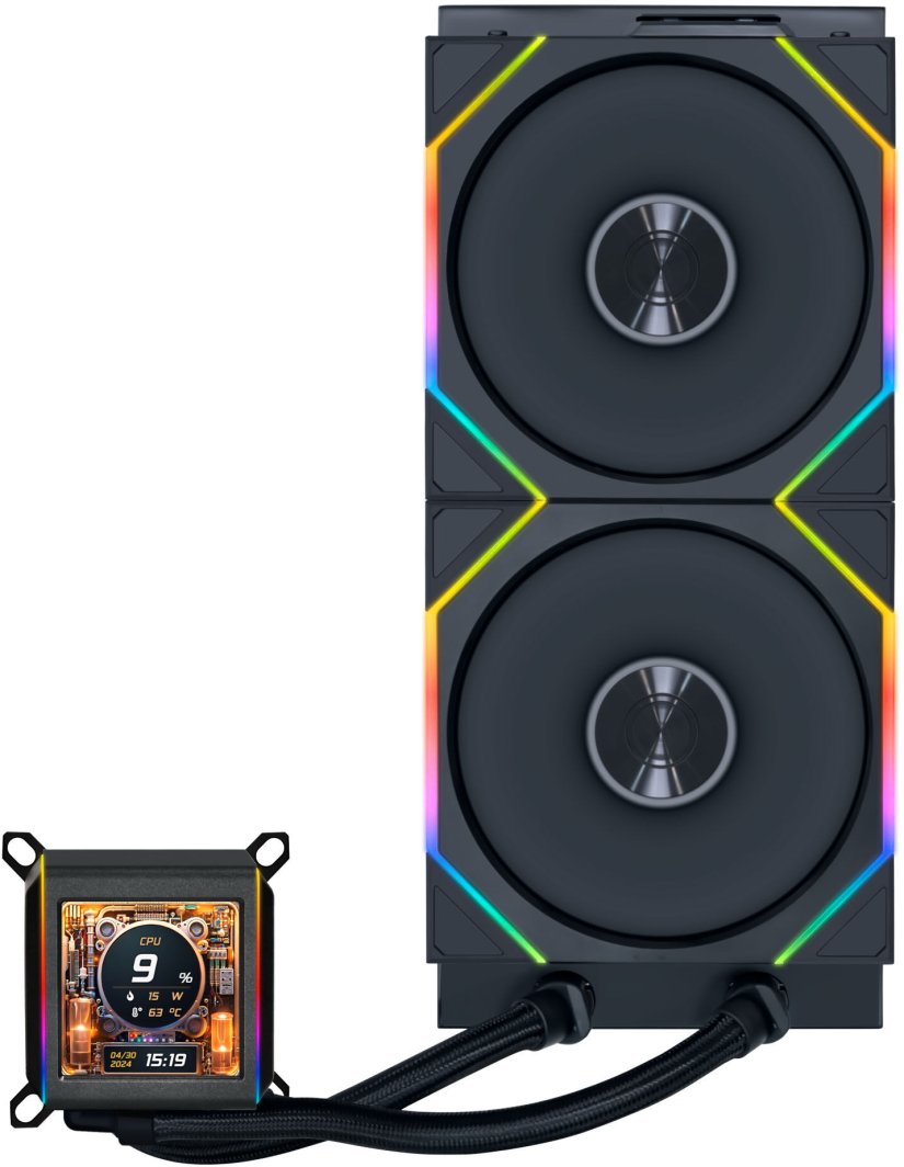 Chłodzenie wodne Lian Li Galahad II LCD 280 TL Wireless (GA2ALCD28TLB)