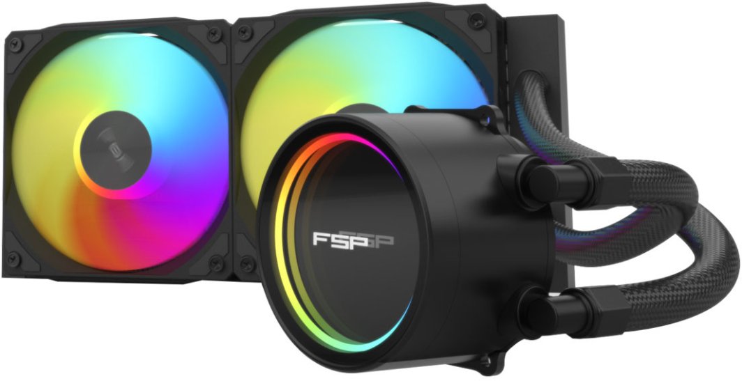 Chłodzenie wodne FSP/Fortron FSP WAK AE24 B 240mm LGA:1851/AMD:AM5 ARGB All-in-One Black retail