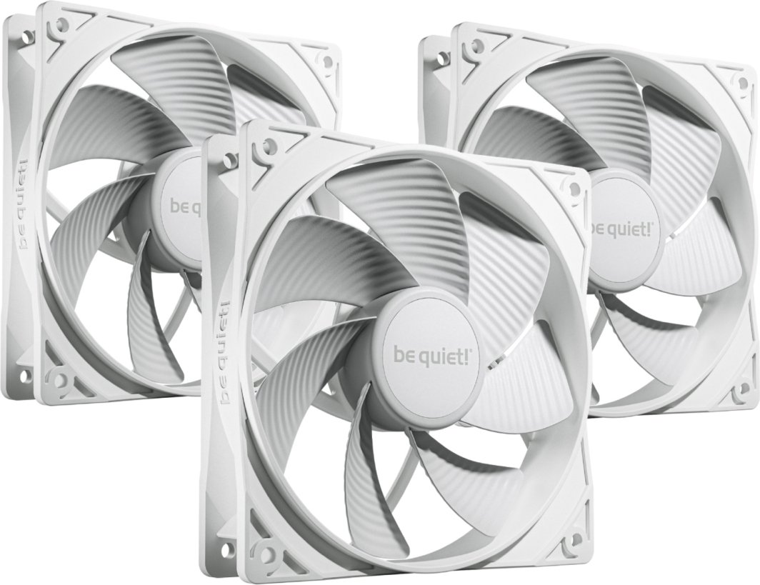 Wentylator be quiet! Pure Wings 3 120mm PWM Reverse Biały 3-pack (BL136)
