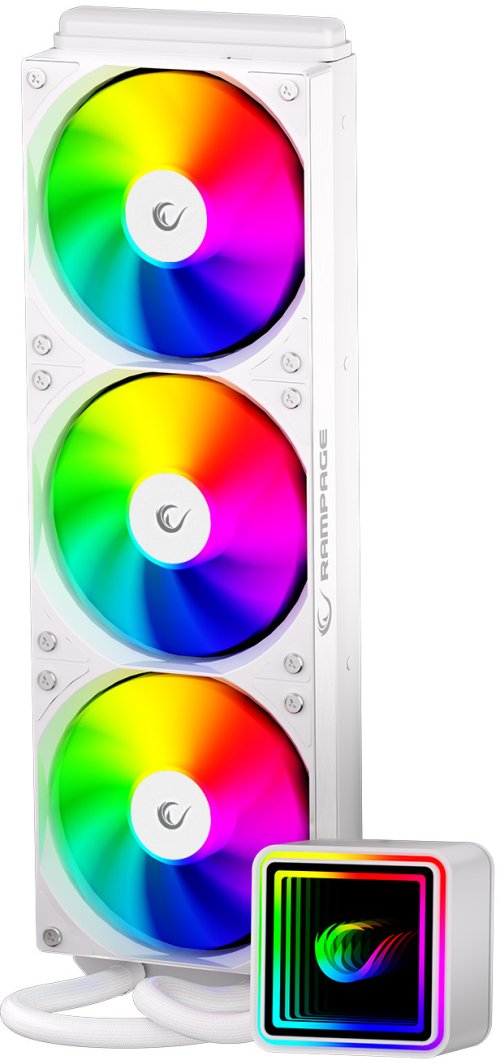 Chłodzenie wodne Rampage INFINITE V360 Białe