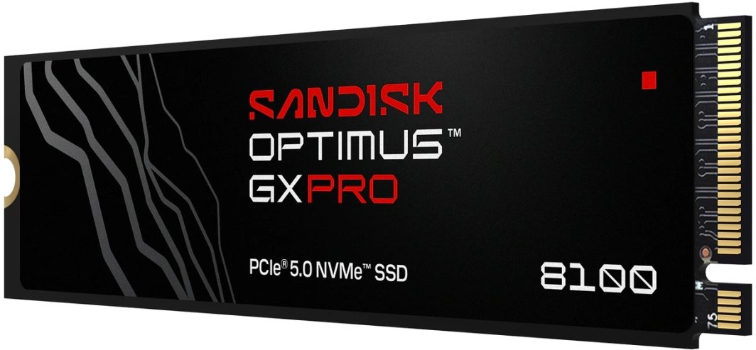 Dysk SSD SanDisk Optimus GX PRO 8100 2TB M.2 2280 PCI-E x4 Gen5 NVMe (SDSP82200TAN-000E0)