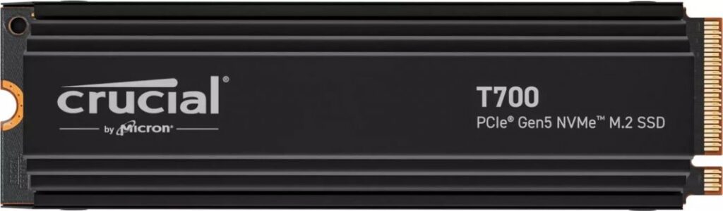Dysk SSD Crucial T700 4TB M.2 2280 PCI-E x4 Gen5 NVMe (CT4000T700SSD5)