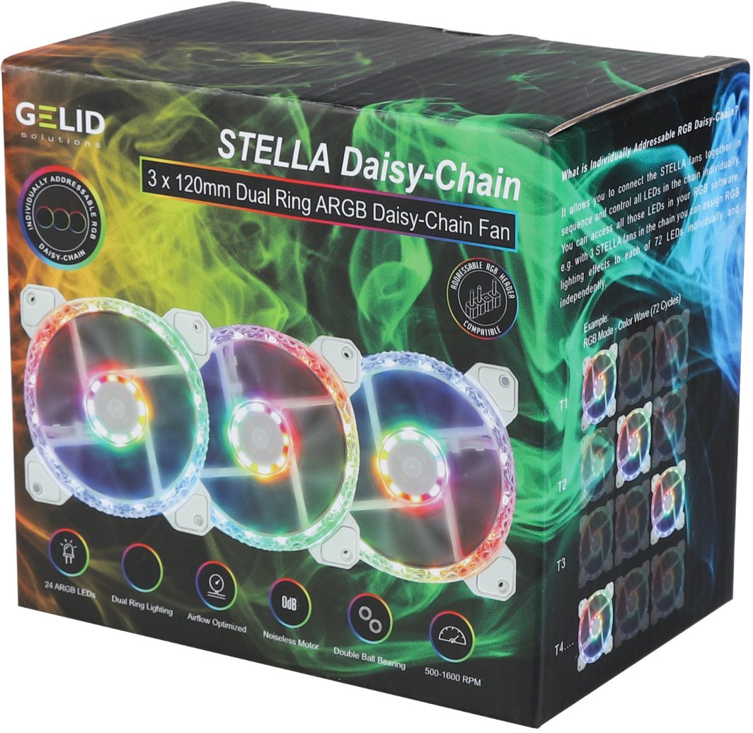 Wentylator Gelid D-RGB Stella Frost Chain (FN-STELLA-D-02)