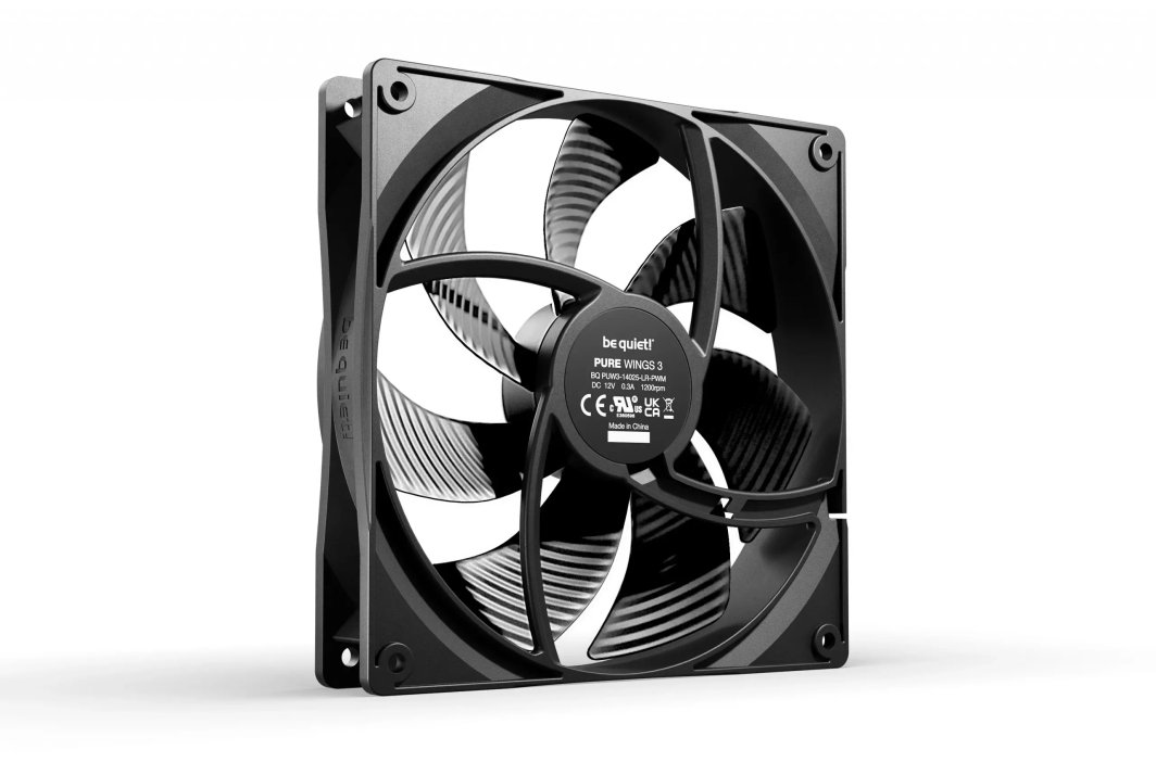Wentylator be quiet! Pure Wings 3 140mm PWM 3-pack (BL139)