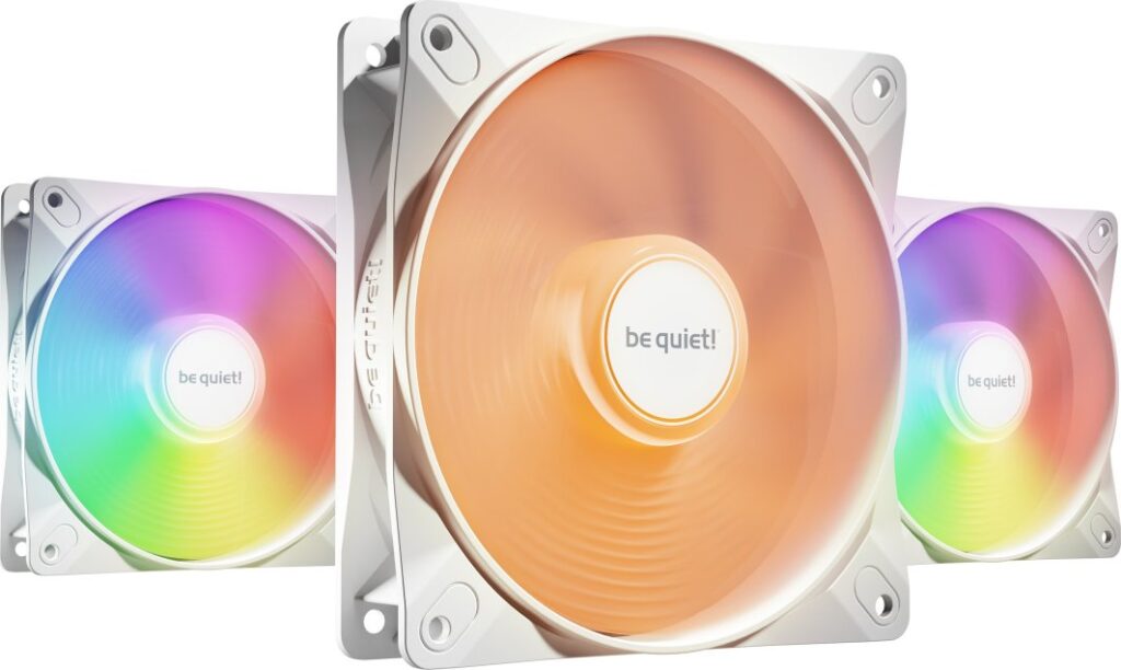 Wentylator be quiet! Light Wings LX 120mm PWM Biały 3-pack (BL122)