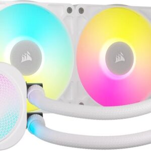 Chłodzenie wodne Corsair iCUE LINK Titan 240 RX RGB Biały (CW-9061020-WW)