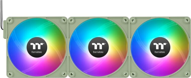 Wentylator Thermaltake CT120 EX Reverse ARGB Sync 3-pack zielony (CL-F198-PL12MG-A)