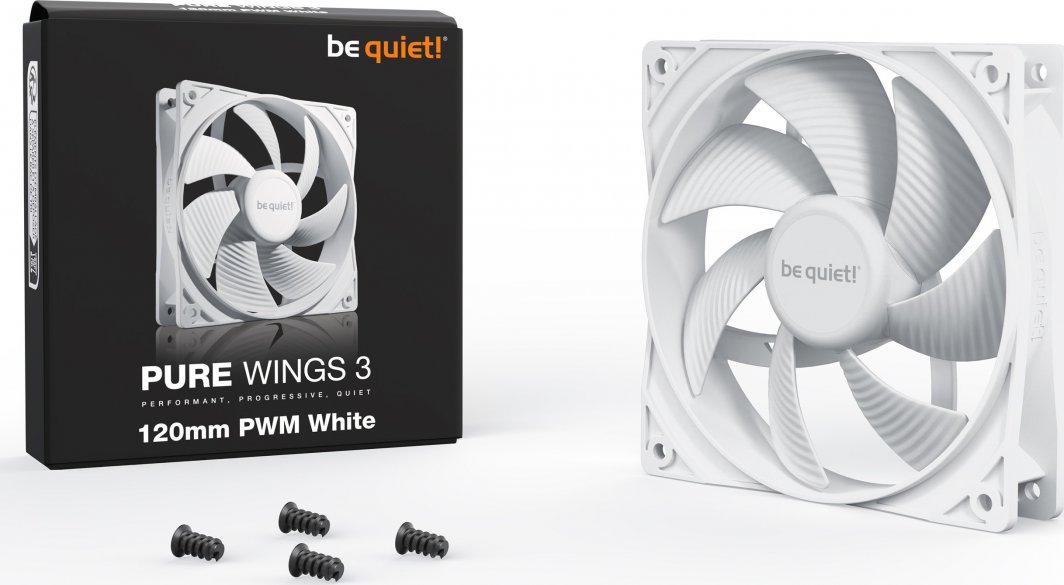 Wentylator be quiet! Pure Wings 3 120mm PWM Biały (BL110)
