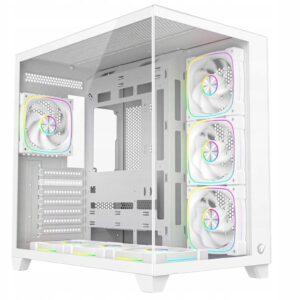 Obudowa Rampage Sealite 7xFan ARGB Biała