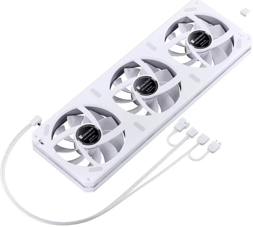 Wentylator Jonsbo XA-360, PWM, ARGB - 360mm, biały (XA-360W)
