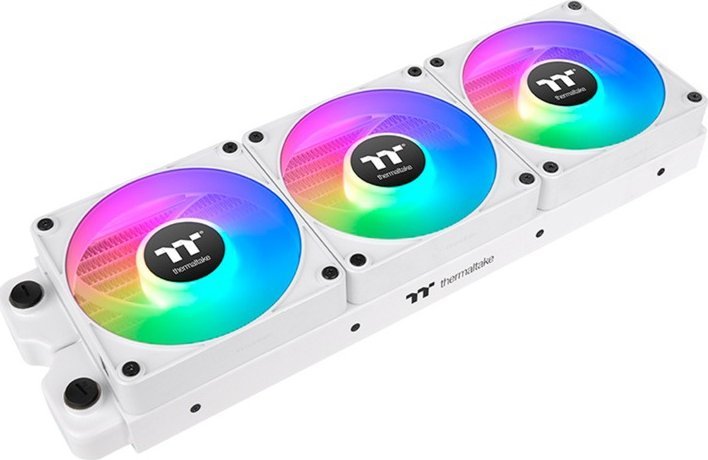 Wentylator Thermaltake CT140 EX Reverse ARGB Sync 3-pack biały (CL-F195-PL14SW-A)