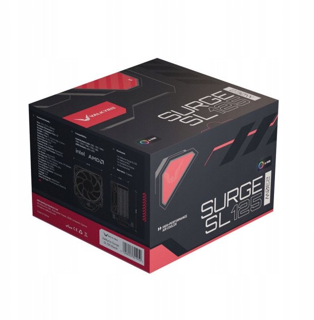 Chłodzenie CPU Valkyrie Surge SL125 (VK-SUR125B)
