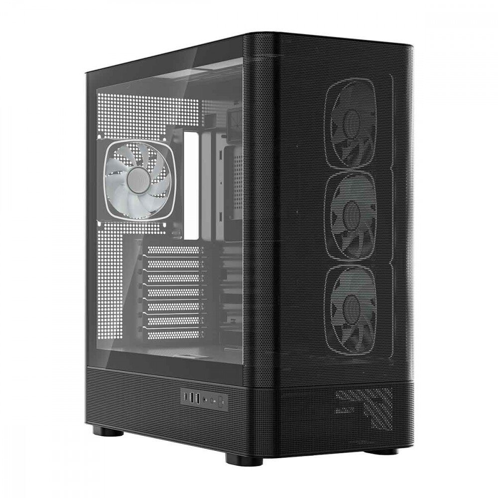 Obudowa Modecom Volcano AQ300 ARGB czarna (MC-A-AQ300-4FA-B)