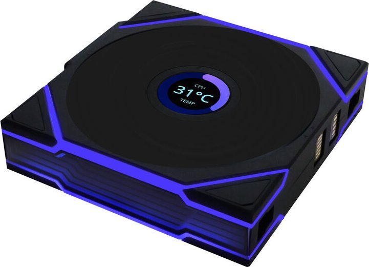 Wentylator Lian Li UNI FAN TL Wireless LCD 120 czarny (12TLLCD1W1B)