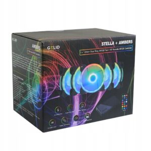 Wentylator Gelid 120mm Amber5 ARGB Combo Bundle (RF-RGB-MP-01)