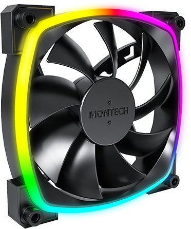 Wentylator Montech AX120 PWM ARGB Czarne