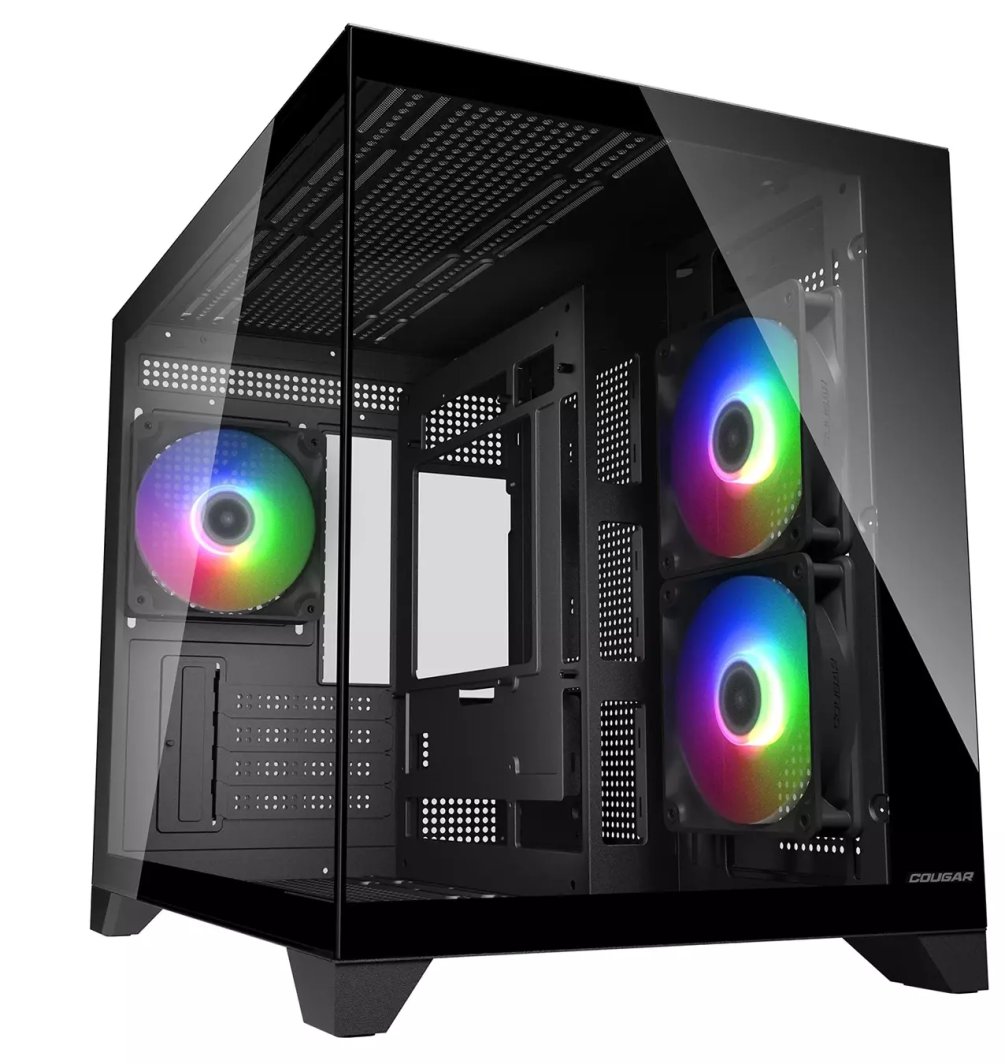 Obudowa Cougar CGR-2QA6B-RGB Czarny (382QA60.0001)