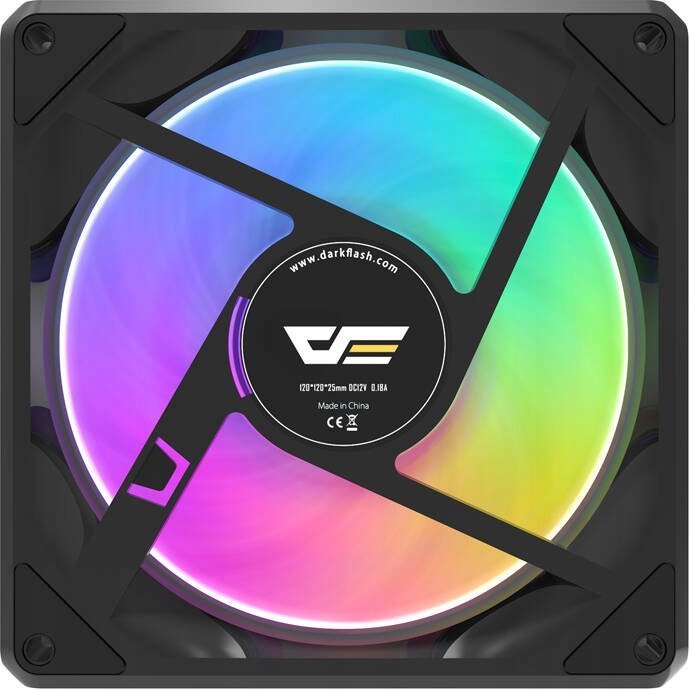 Wentylator Darkflash Wentylator do komputera Darkflash Gauss G24 (czarny)
