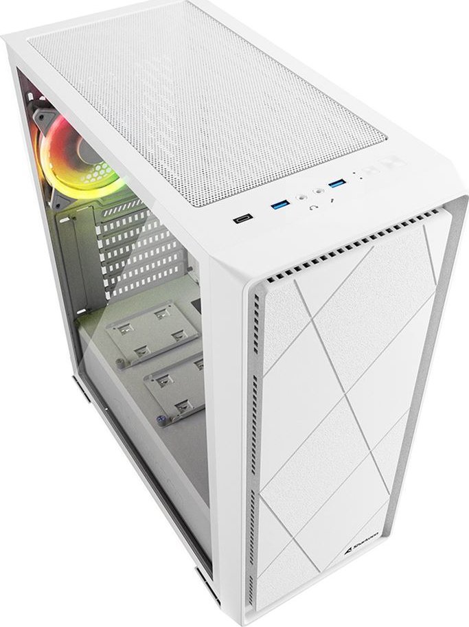 Obudowa Sharkoon VS8 RGB biała