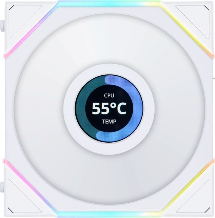 Wentylator Lian Li Uni Fan TL LCD 120 RGB 3-pack + Hub (12TLLCD3W)