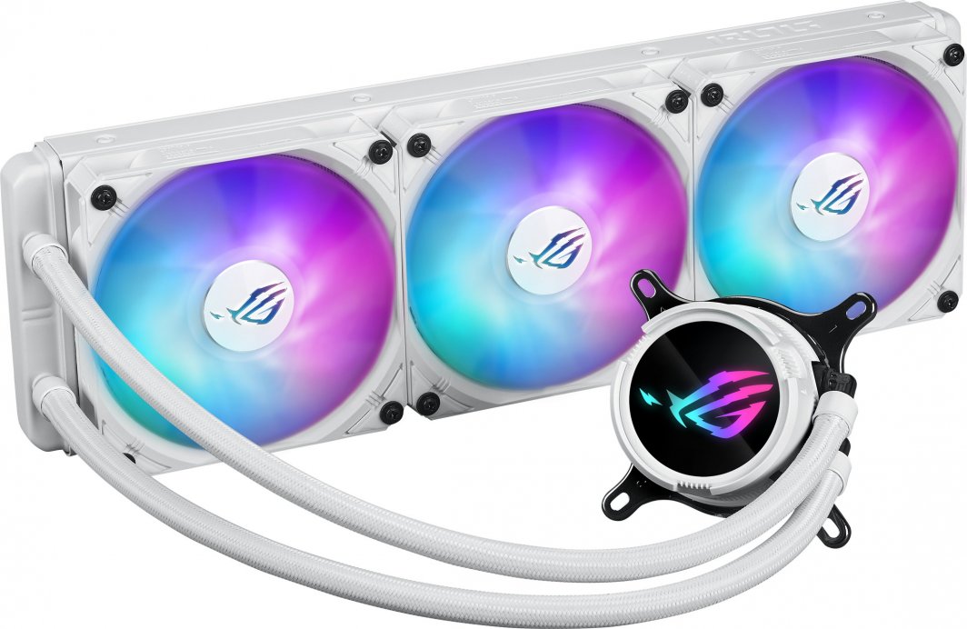 Chłodzenie wodne Asus ROG Strix LC III 360 ARGB White Edition (90RC00T2-M0UAY0)