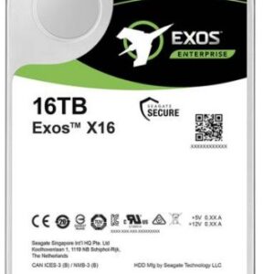 Dysk Seagate Seagate Exos X16 dysk twardy 16 TB 7200 RPM 256 MB 3.5" Serial ATA III
