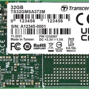 Dysk SSD Transcend MSA372M 32GB mSATA SATA III (TS32GMSA372M)