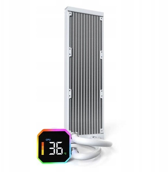 Chłodzenie wodne Montech HyperFlow Digital 360 biały
