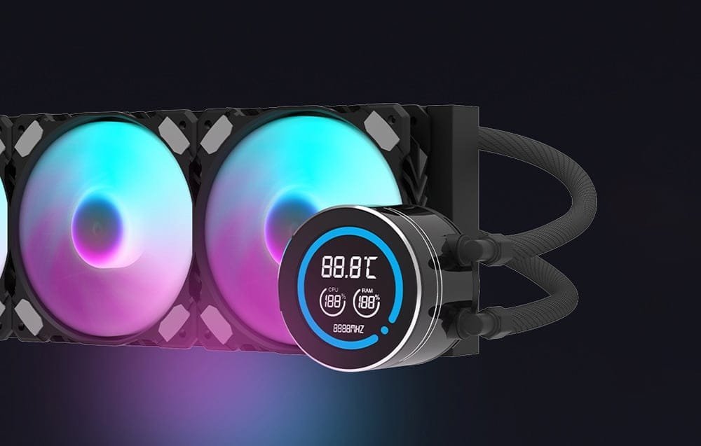 Chłodzenie wodne Darkflash DN-D360 Czarne
