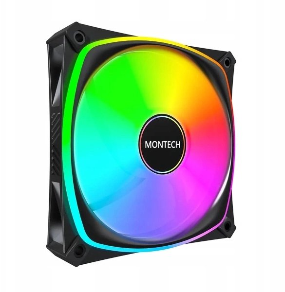 Wentylator Montech AX120 PRO PWM 120mm Czarny (AX120 PRO (B))