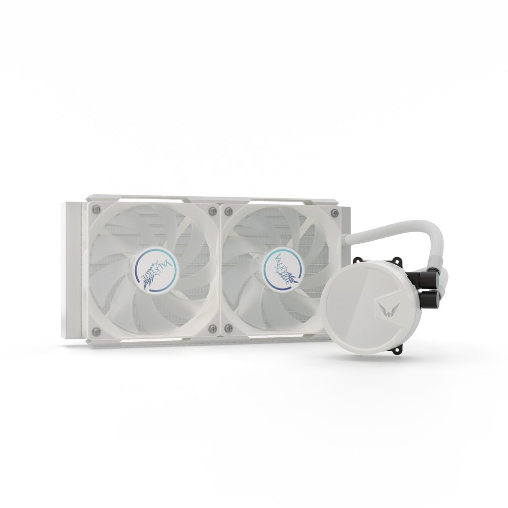 Chłodzenie wodne Valkyrie A240 Białe (VK-AIOA240W)
