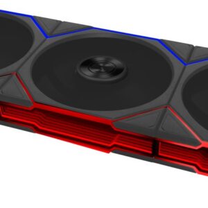 Wentylator Lian Li Wentylatory Uni Fan TL Flex Wireless ARGB PWM Reverse Blade (zestaw 3 szt. 120mm Black (G9F.12RTL1F3B.00)