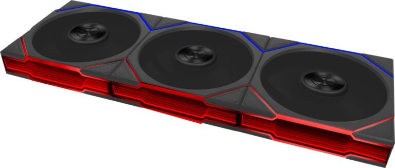 Wentylator Lian Li Wentylatory Uni Fan TL Flex Wireless ARGB PWM Reverse Blade (zestaw 3 szt. 120mm Black (G9F.12RTL1F3B.00)