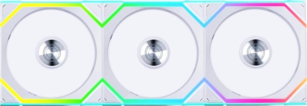 Wentylator Lian Li UNI FAN SL Wireless 120 Reverse Blade 3-pack biały (12RSL1W3W)