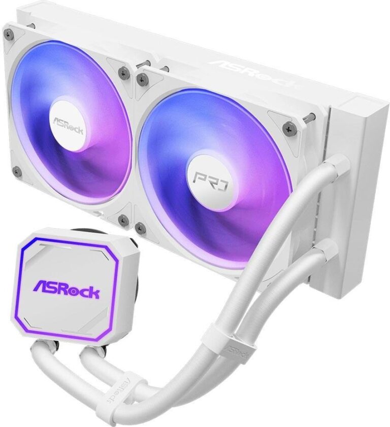 Chłodzenie wodne ASRock Pro White 240 ARGB (90-APRA24-WAAGA6)
