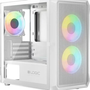 Obudowa Logic Concept Portos Mini ARGB biała (AM-PORTOS-20-0000000-0002)