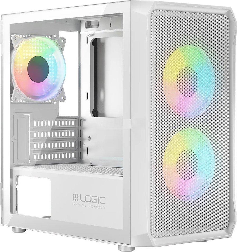 Obudowa Logic Concept Portos Mini ARGB biała (AM-PORTOS-20-0000000-0002)