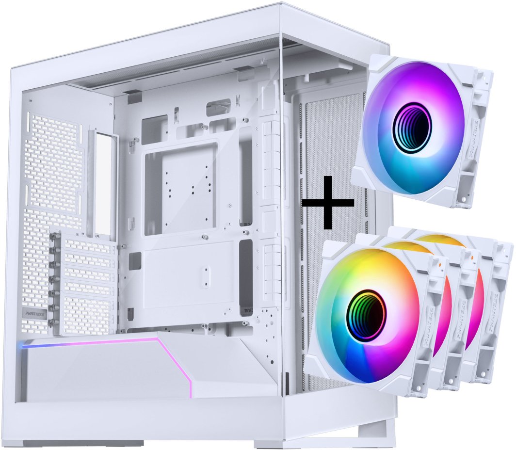 Obudowa Phanteks NV-Serie NV5 MK2 DRGB biała + 4 wentylatory