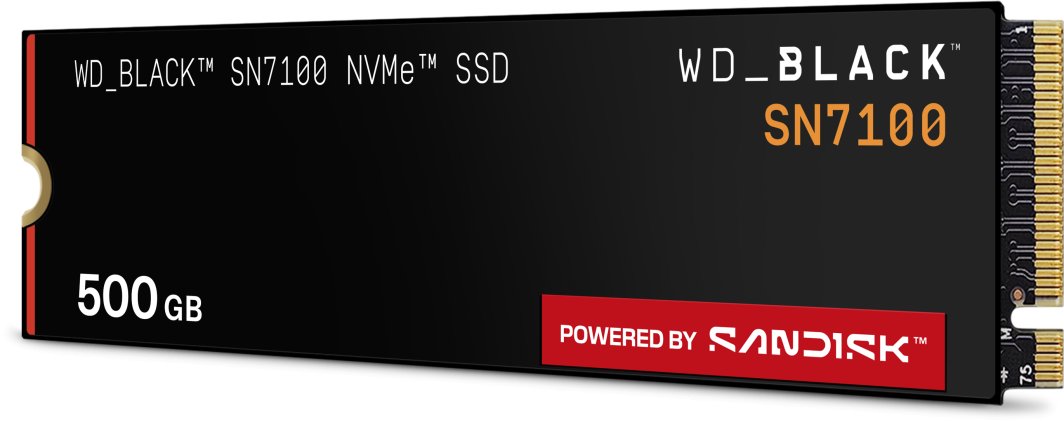 Dysk SSD SanDisk SN7100 500GB M.2 2280 PCI-E x4 Gen4 NVMe (WDS500G4X0E)