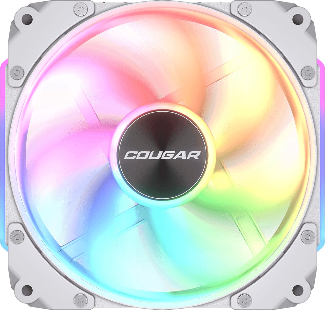 Wentylator Cougar Apolar 120 ARGB Reverse Blade Biały (CF-ARW12HW-RGB)