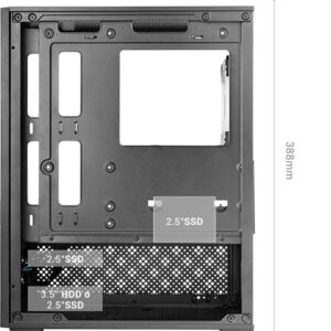 Obudowa Tacens Mars MC-SE2 Czarny (TACMARS-MCSE2)