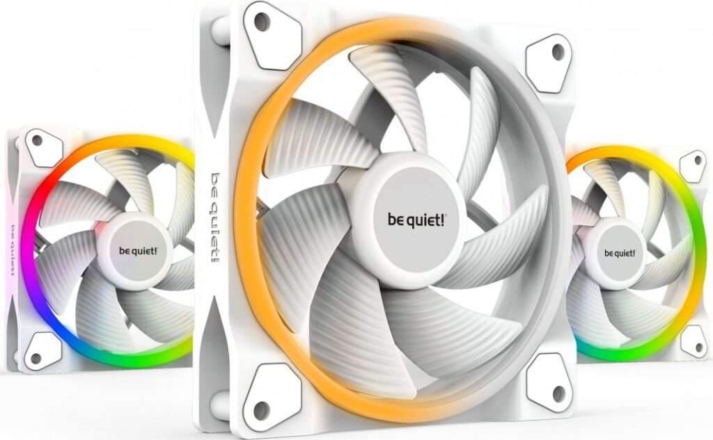 Wentylator be quiet! Light Wings White 120mm PWM 3-pack (BL100)