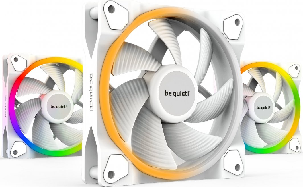 Wentylator be quiet! Light Wings White 120mm PWM 3-pack (BL100)