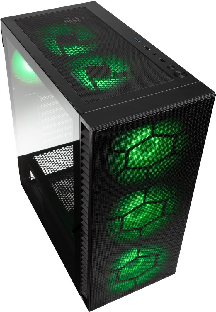 Obudowa Kolink Observatory HF Plus Mesh ARGB Midi-Tower Czarny (OBSERVATORY HF PLUS MB)
